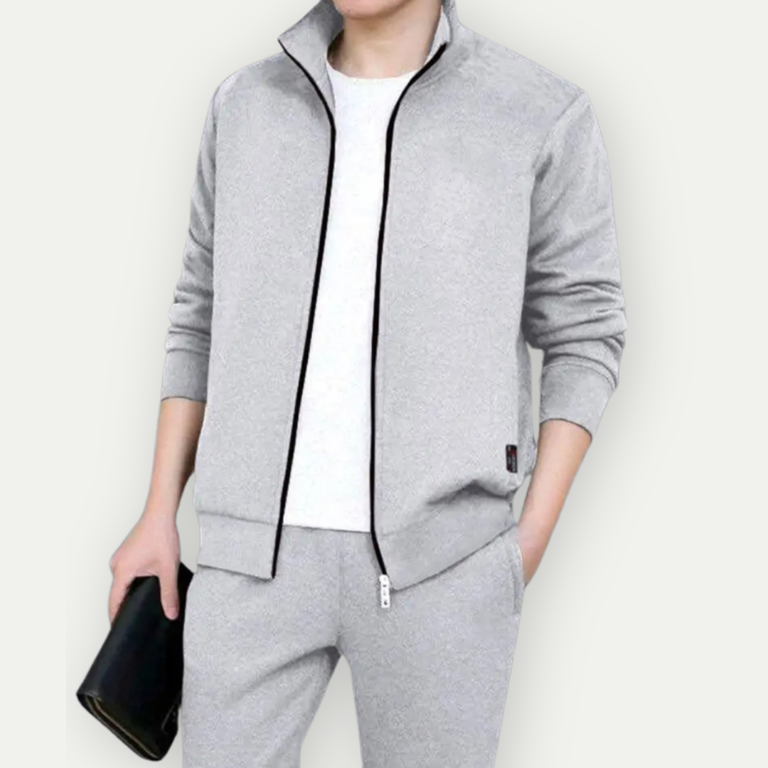 Blandinus | Trendiges Zip-Up-Set für Herren