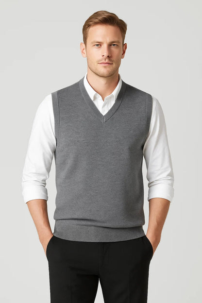 Milo Herren V-Pullover – Klassischer V-Ausschnitt für Stil und Komfort 1