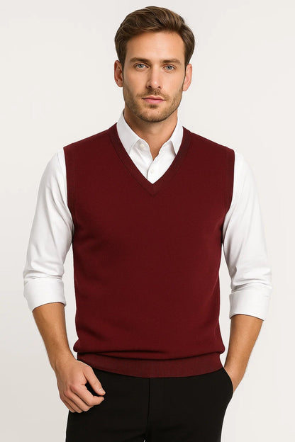 Milo Herren V-Pullover – Klassischer V-Ausschnitt für Stil und Komfort 2