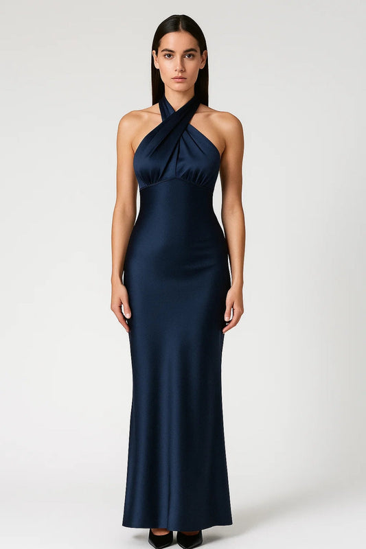 Mira Damen Maxikleid – Eleganter Neckholder für Besondere Anlässe 0