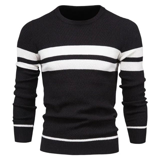 Brich | Gestreifter lässiger Pullover für Herren