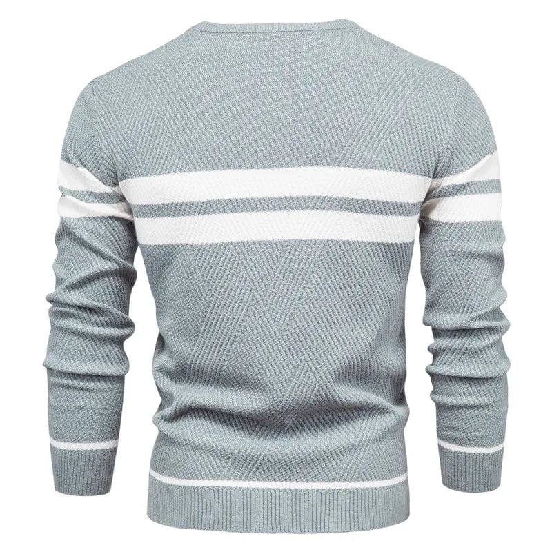 Brich | Gestreifter lässiger Pullover für Herren