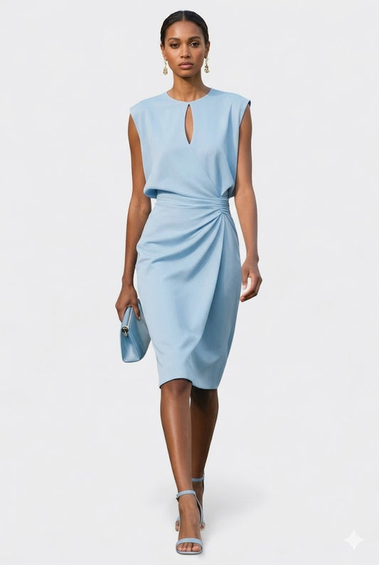 Nina Women's Elegant Midi Dress – Flattering Corset Design for Special Occasions 0
