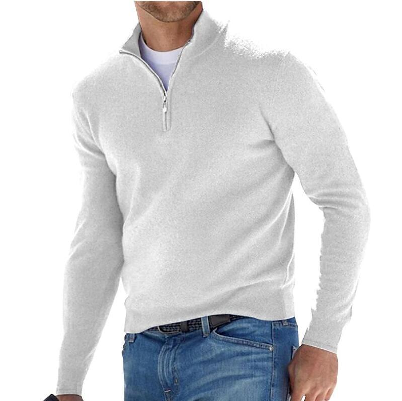 Aurelius | Stilvoller Zipper Pullover für Herren