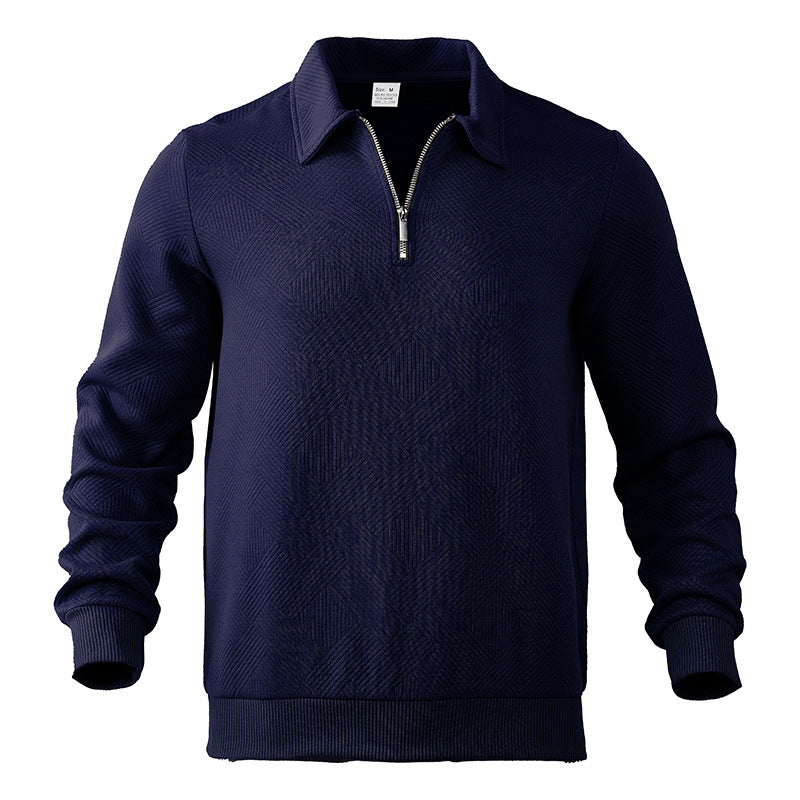 Angerich | Stylischer Polopullover mit Reißverschluss für Herren