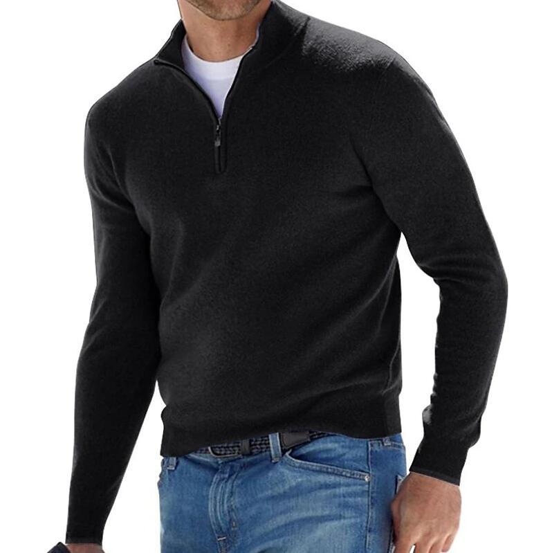 Aurelius | Stilvoller Zipper Pullover für Herren