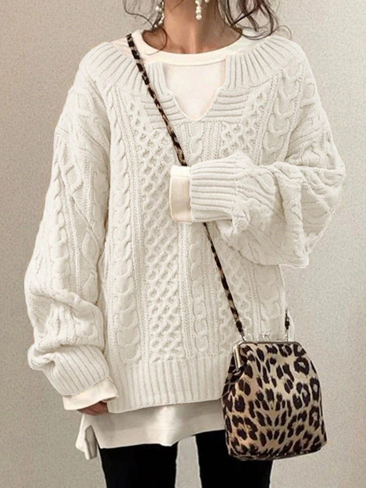 Ceska | Lässiger Strickpullover für Damen