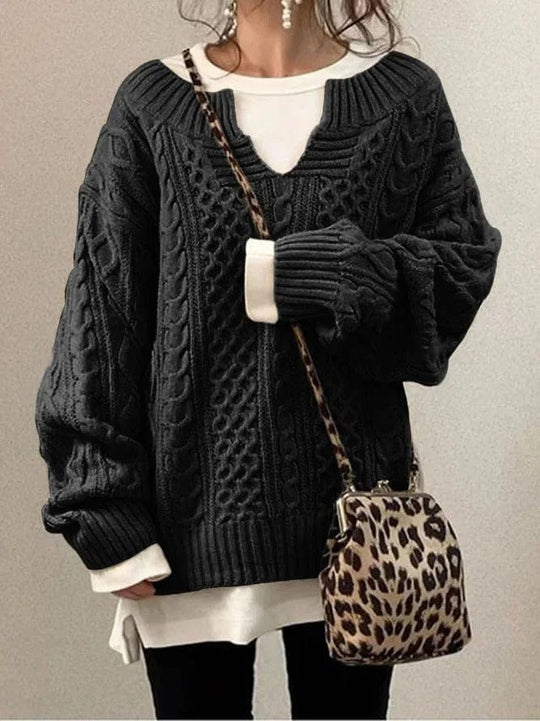Ceska | Lässiger Strickpullover für Damen