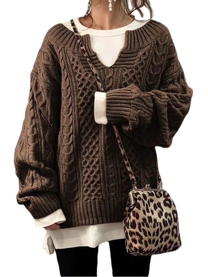 Ceska | Lässiger Strickpullover für Damen