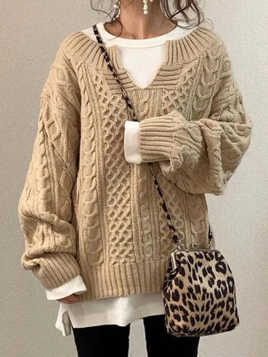 Ceska | Lässiger Strickpullover für Damen
