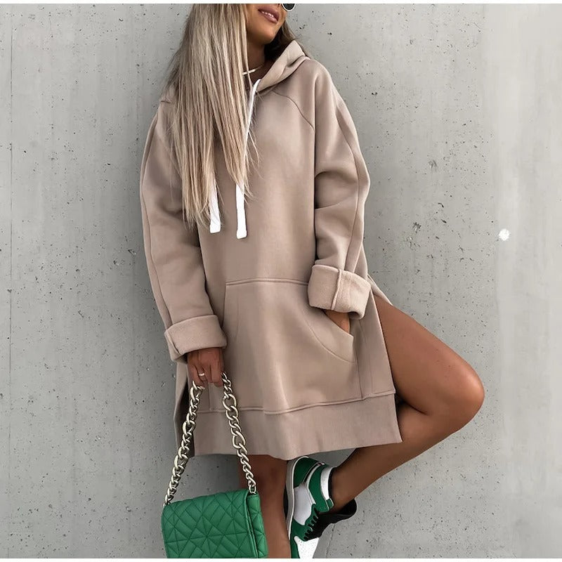 Oversized Hoodie für Damen mit Kapuze