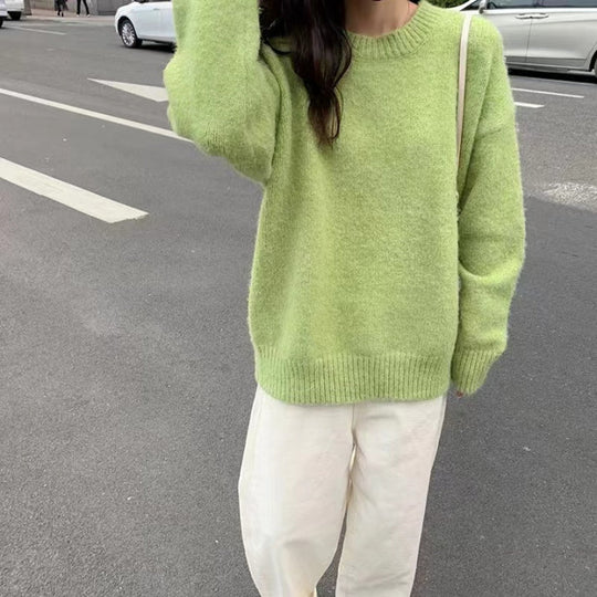 Oversized Pullover für Damen mit Langarm