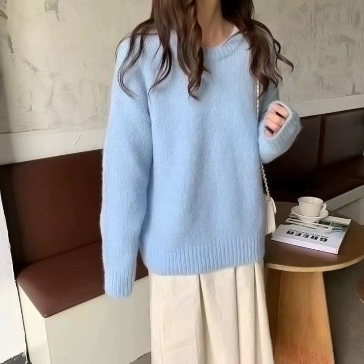 Oversized Pullover für Damen mit Langarm