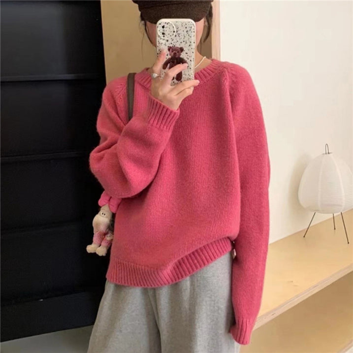 Oversized Pullover für Damen mit Langarm