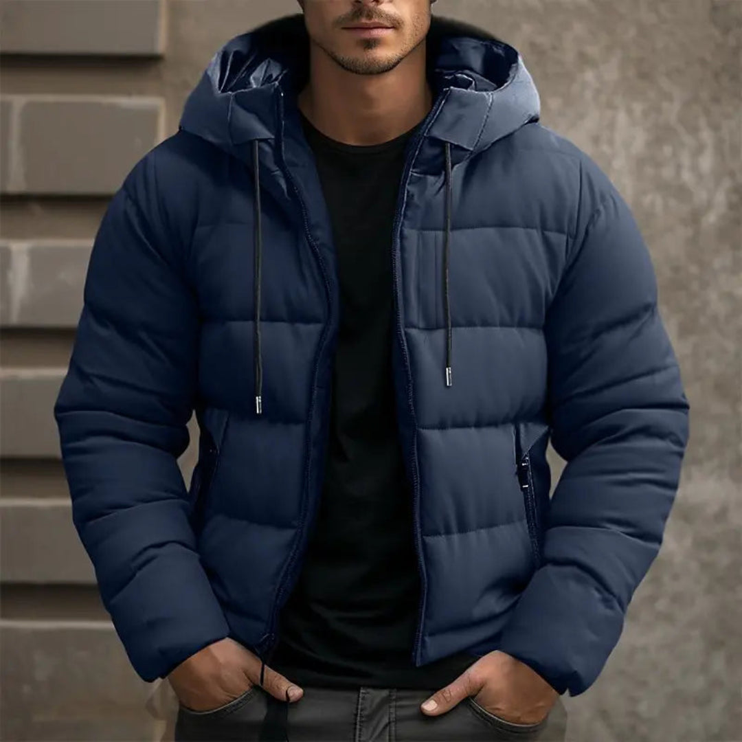 Puffer Jacke Mit Kapuze Für Herren