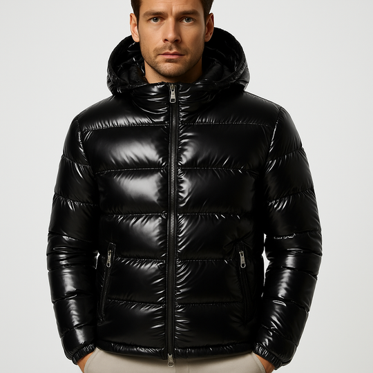 Pufferjacke für Herren mit Kapuze