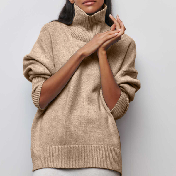 Rollkragenpullover für Damen – Eleganter, warmer Schnitt mit langen Ärmeln für jeden Anlass