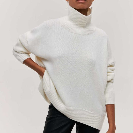 Rollkragenpullover für Damen – Eleganter, warmer Schnitt mit langen Ärmeln für jeden Anlass
