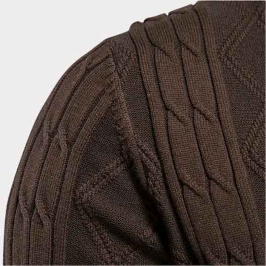 Christoph | Gemusterte Strickjacke für Herren