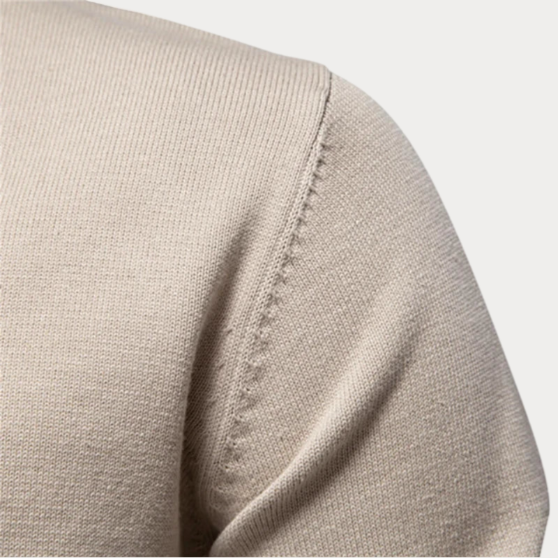 Bertario | Stylischer V-Ausschnitt-Pullover für Herren