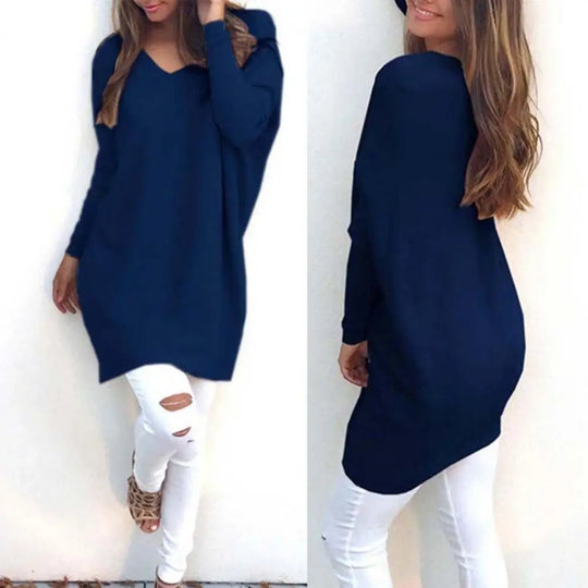 Barsina | Modischer mittellanger Pullover für Damen