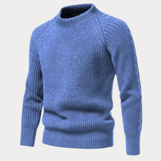Cord | Klassischer Rundhalsausschnitt Pullover für Herren
