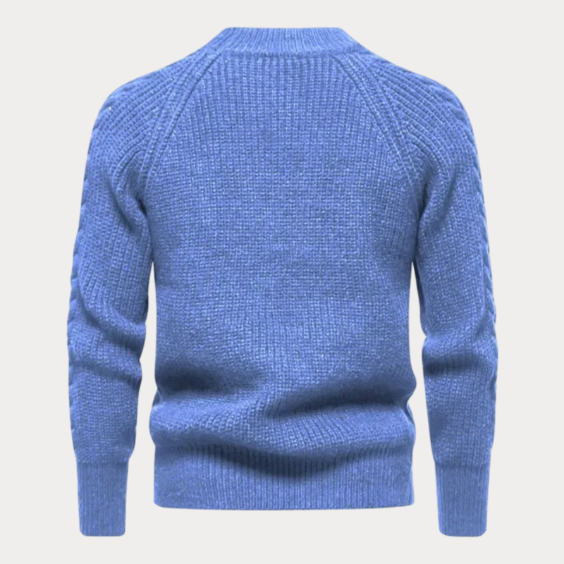 Cord | Klassischer Rundhalsausschnitt Pullover für Herren