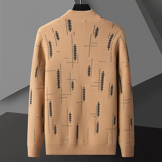 Carlo | Gemusterte Strickjacke für Herren
