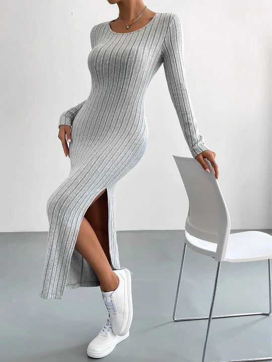 Carleen | Strick-Langarmkleid für Damen
