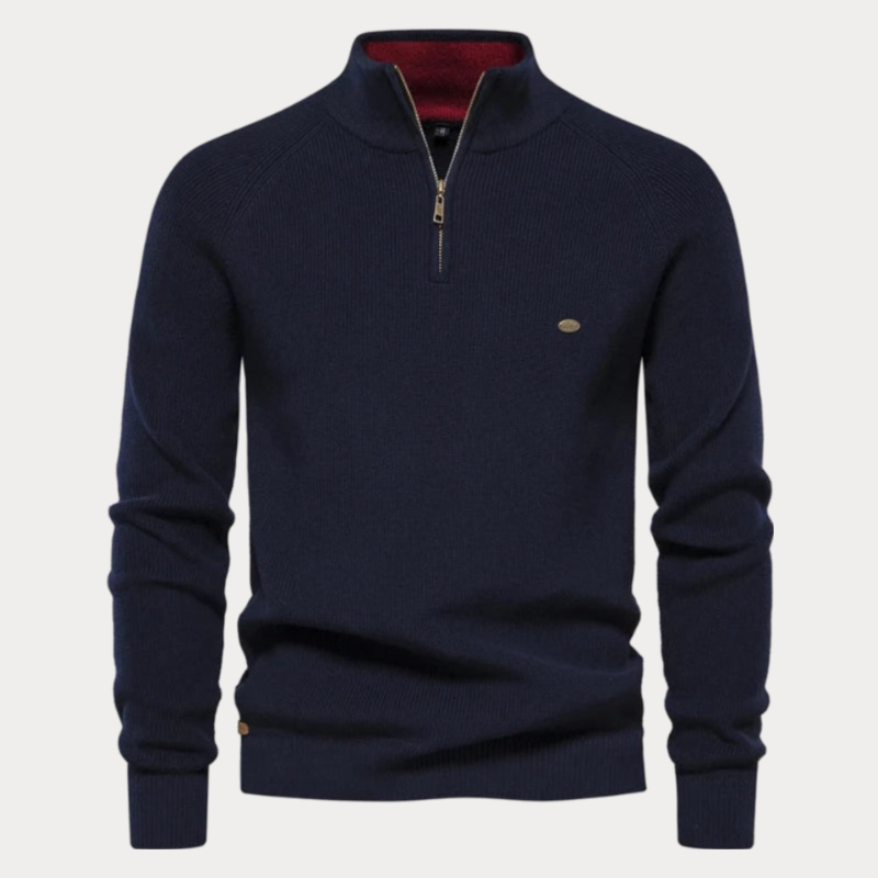 Carsten | Bequemer Reißverschluss-Pullover für Herren