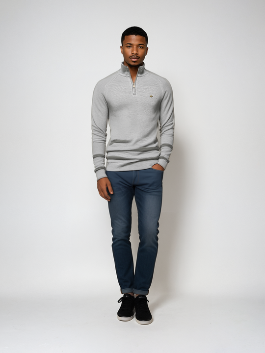 Carsten | Bequemer Reißverschluss-Pullover für Herren