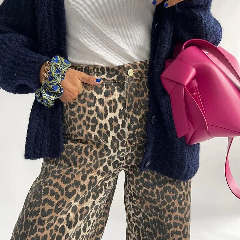 Bonaventura | Trendige Leopardenmuster-Hose für Damen