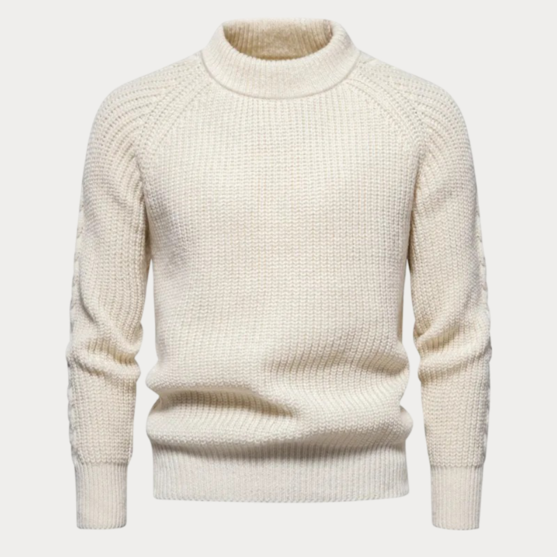 Cord | Klassischer Rundhalsausschnitt Pullover für Herren