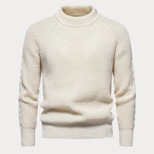 Cord | Klassischer Rundhalsausschnitt Pullover für Herren