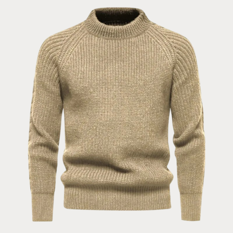 Cord | Klassischer Rundhalsausschnitt Pullover für Herren