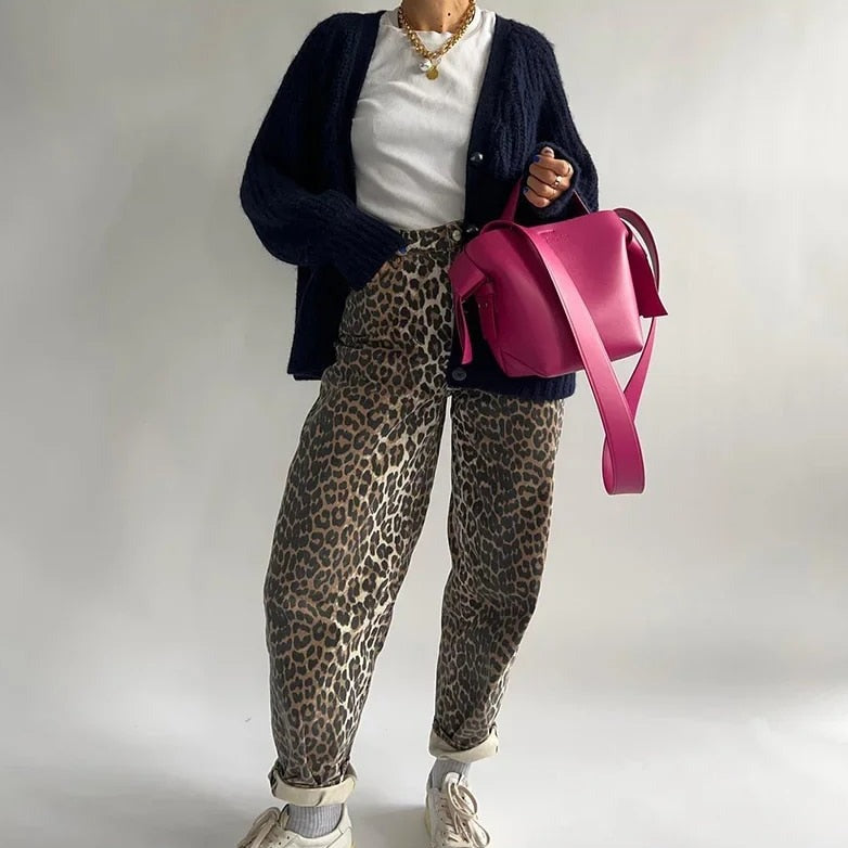 Bonaventura | Trendige Leopardenmuster-Hose für Damen