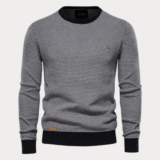 Blasien | Gestreifter Strickpullover für Herren