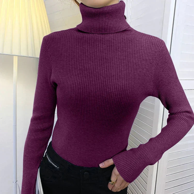 Alalia | Kuscheliger Rollkragenpullover für Damen