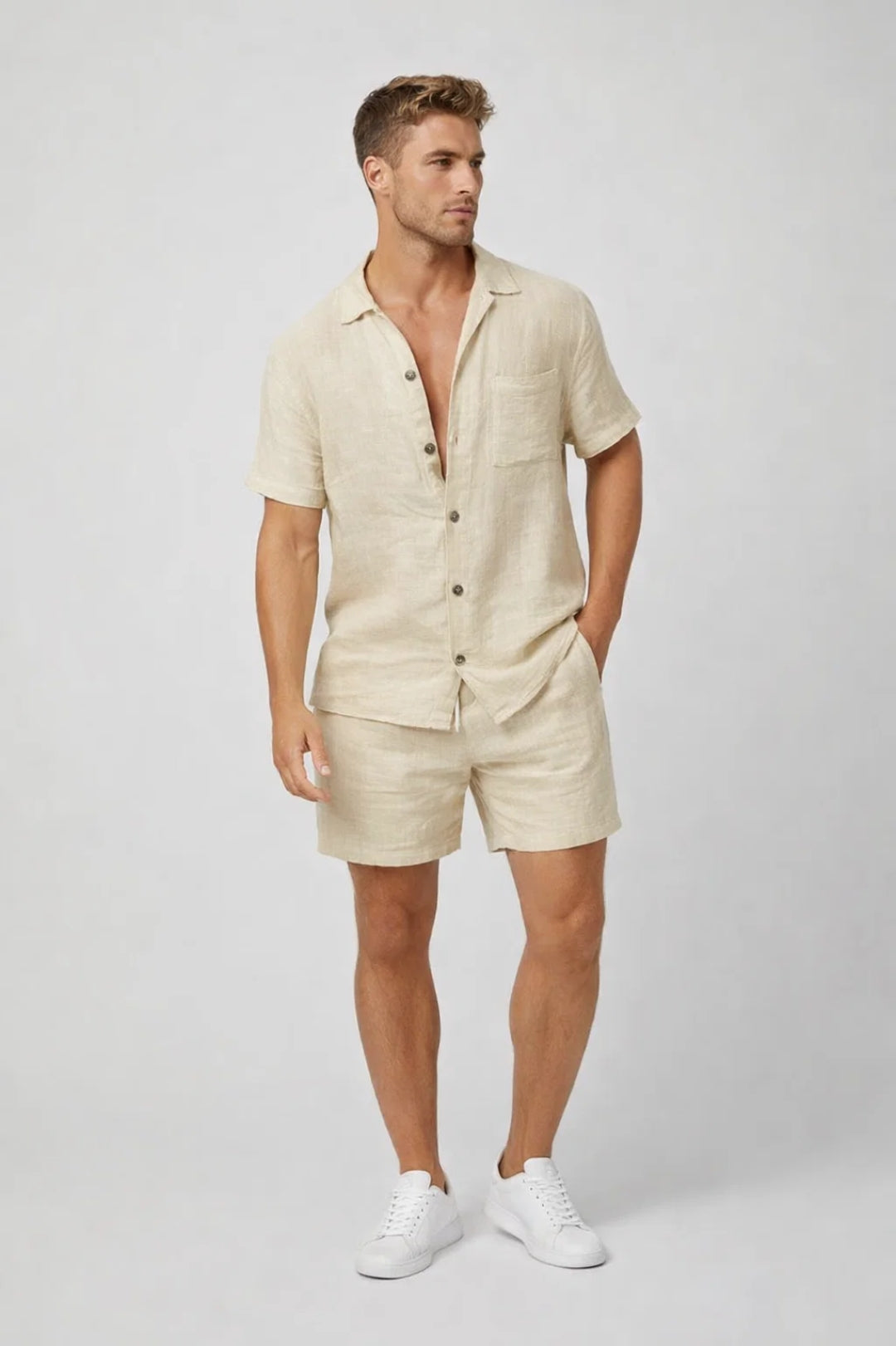 Sango Herren Sommer Set – Lässiges Zweiteiler-Outfit für Warme Tage 1