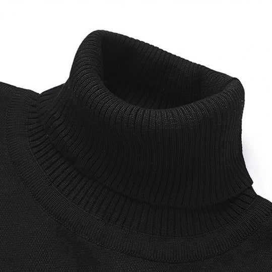 Ananias | Warmer Rollkragenpullover mit Teddyfutter für Herren