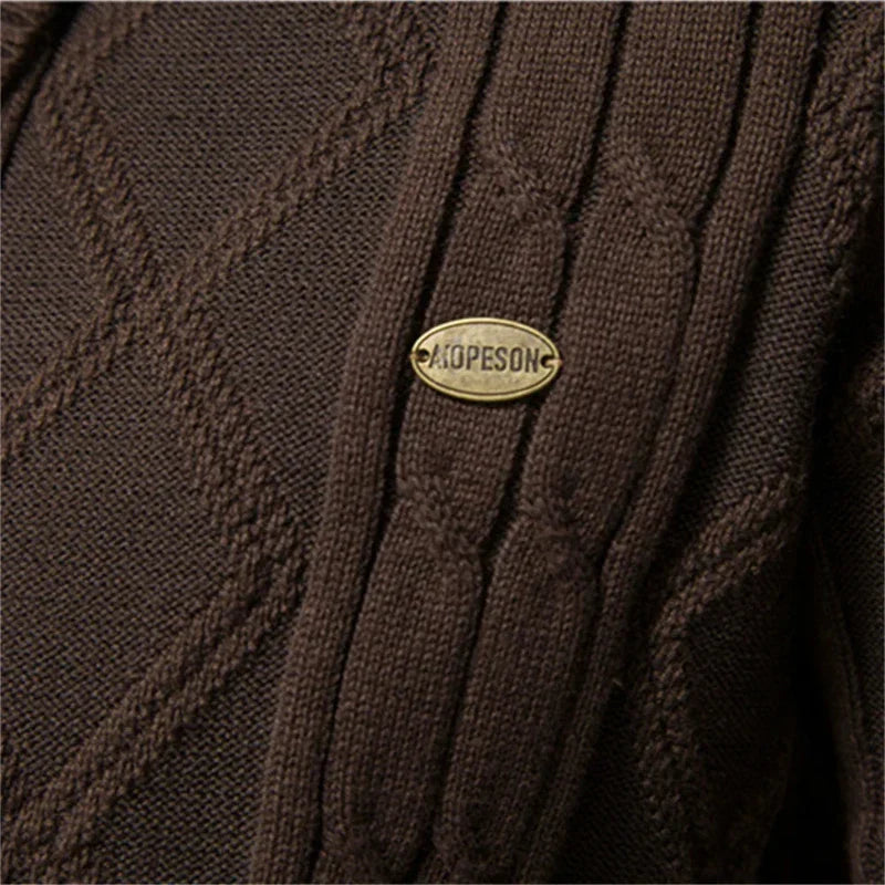 Christoph | Gemusterte Strickjacke für Herren
