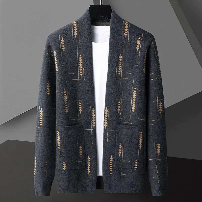 Carlo | Gemusterte Strickjacke für Herren