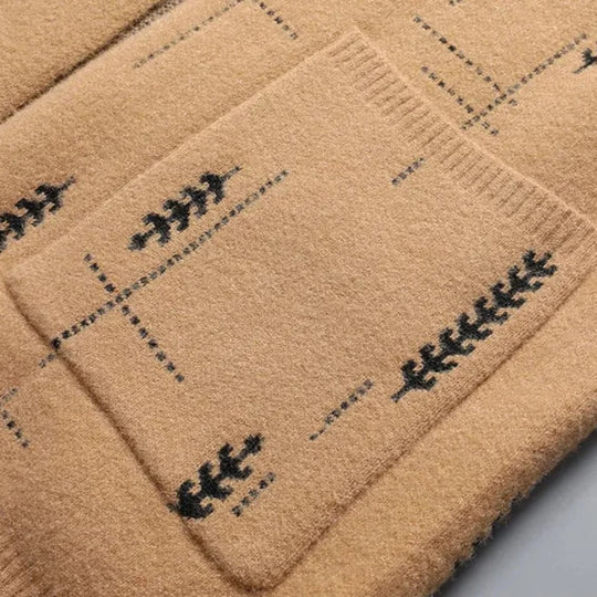 Carlo | Gemusterte Strickjacke für Herren