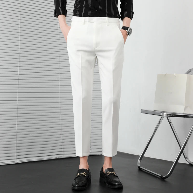 Slim Fit Anzughose für Herren