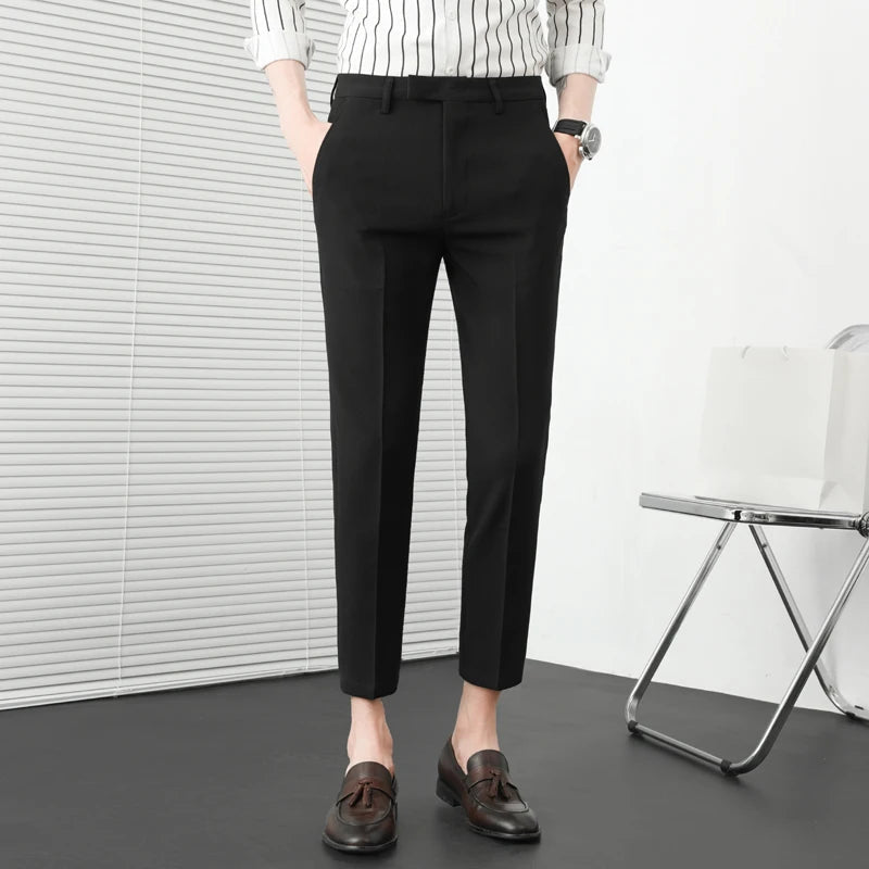 Slim Fit Anzughose für Herren