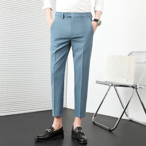 Slim Fit Anzughose für Herren