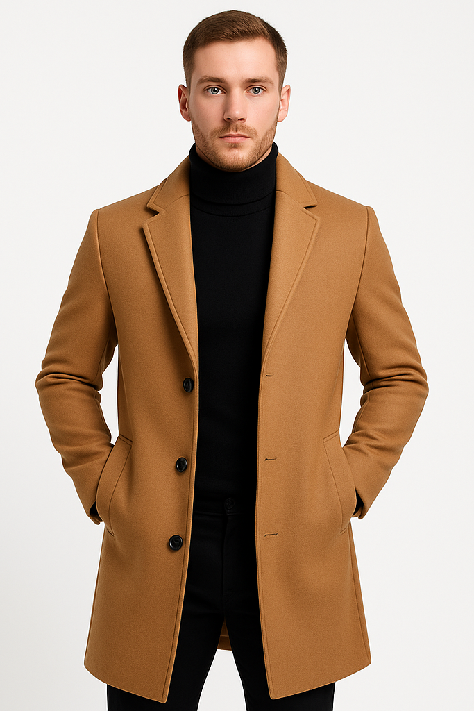 Coat Men - Transition Notch Smart Coat with Collar
