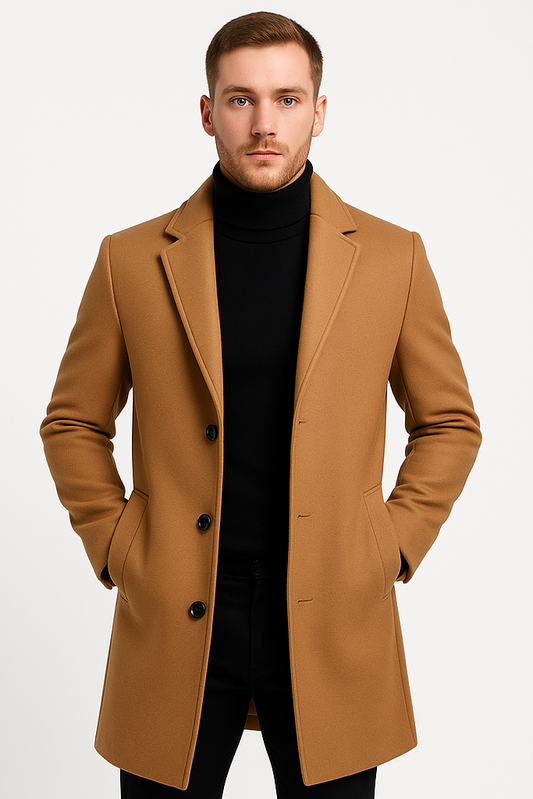 Coat Men - Transition Notch Smart Coat with Collar