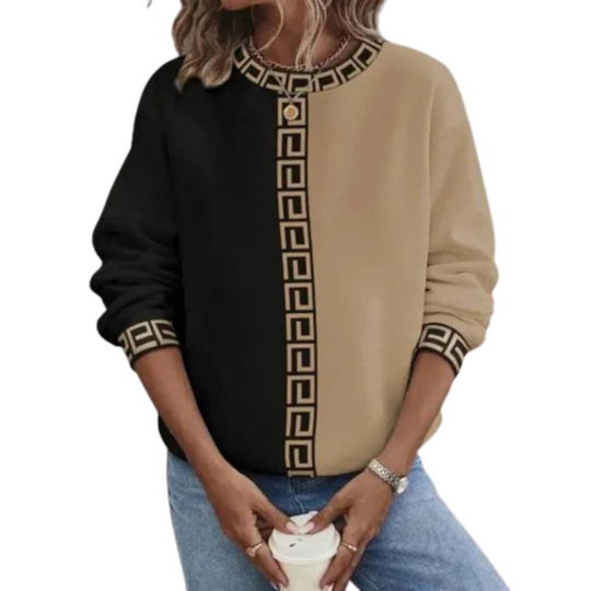 Warmer Pullover für Damen im Vintage-Stil