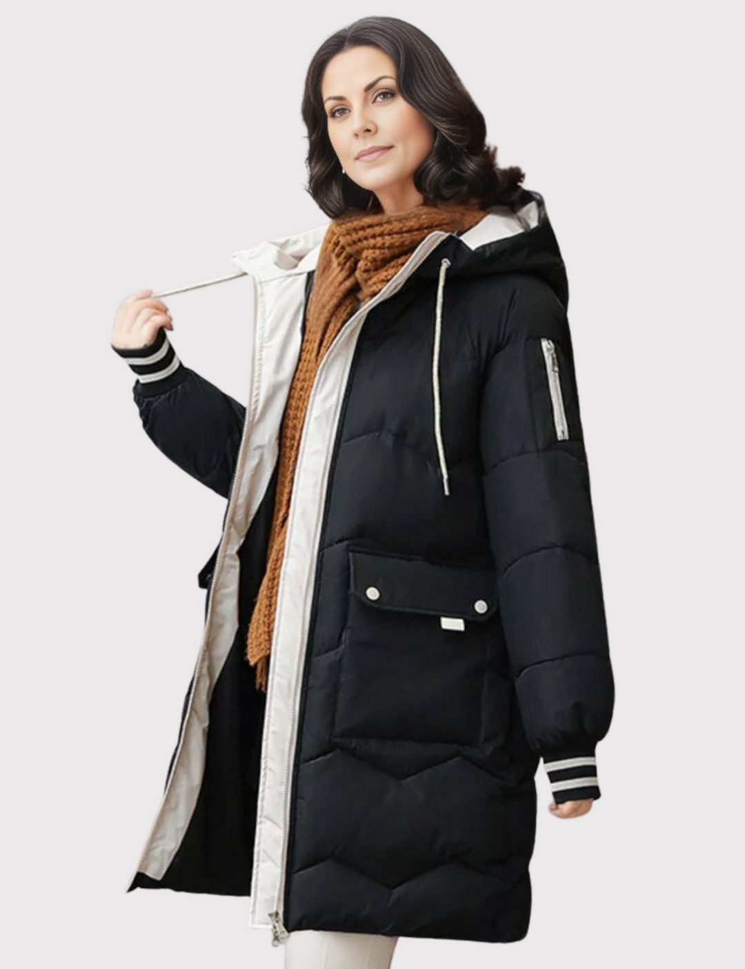 Winterparka mit Kapuze für Damen